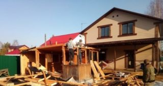 Демонтаж частных домов Узловая, цена от 1595 руб.
